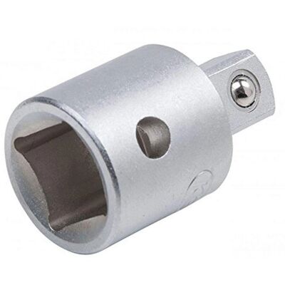 KS Tools Adaptateur Réducteur - Chrome Satiné - 1/2"F x 3/8"M - Adaptateur Réducteur - Publicité KS Tools Adaptateur Réducteur - Chrome Satiné - 1/2"F x 3/8"M - Adaptateur Réducteur - Publicité