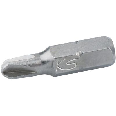 KS Tools Nickelbeschichteter Sechskant-Bit - 25mm - #6 - S2 Stahl KS Tools Nickelbeschichteter Sechskant-Bit - 25mm - #6 - S2 Stahl