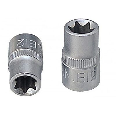 Ks Tools Steckschlüssel E14 - 28mm, Satin Chrom, Females Quadrat - Steckdose Ks Tools Steckschlüssel E14 - 28mm, Satin Chrom, Females Quadrat - Steckdose