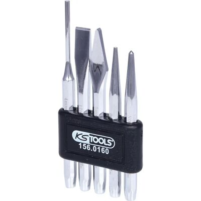 KS Tools 156.0160 Geverniste metaalbewerking beitel - Set van 5 KS Tools 156.0160 Geverniste metaalbewerking beitel - Set van 5