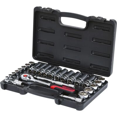 KS Tools 918.0627 Steckschlüssel-Set - 27-teilig, Flank Traction KS Tools 918.0627 Steckschlüssel-Set - 27-teilig, Flank Traction