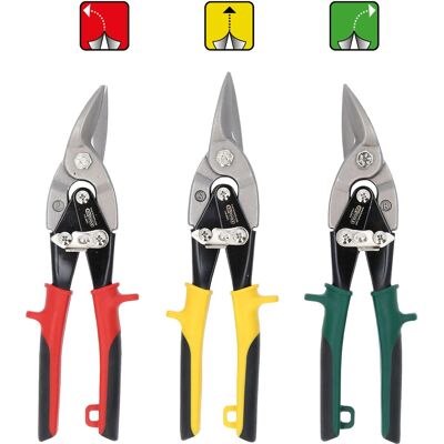 KS Tools 118.0050 Doppelhebel Blechschere-Set - Schneidzangen Set KS Tools 118.0050 Doppelhebel Blechschere-Set - Schneidzangen Set