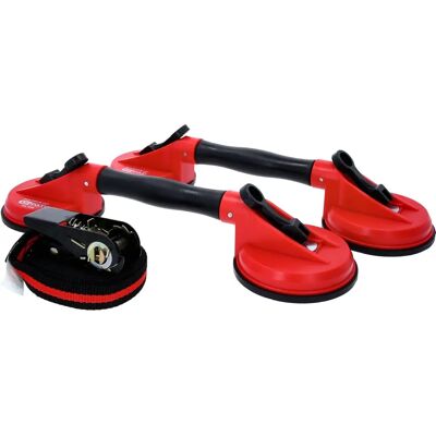 KSTOOLS Ks Tools Doppel-Saugheber - 3er Set - Automobilglas Montage KSTOOLS Ks Tools Doppel-Saugheber - 3er Set - Automobilglas Montage