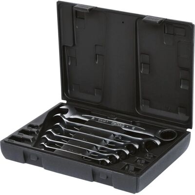 KS Tools 503.4259 Set di Chiavi a Cricchetto - 72 Denti - Acciaio Cromo-Vanadio KS Tools 503.4259 Set di Chiavi a Cricchetto - 72 Denti - Acciaio Cromo-Vanadio