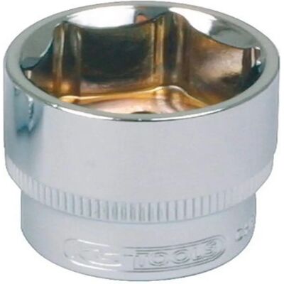 KS Tools 3/8" Chrome Sechskant-Stecknuss - FlankTraction - DIN 3124 KS Tools 3/8" Chrome Sechskant-Stecknuss - FlankTraction - DIN 3124