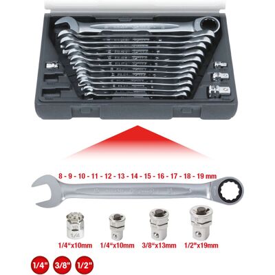 KS Tools 503.4266 Ratgeknivssæt - Krom-vanadium stål KS Tools 503.4266 Ratgeknivssæt - Krom-vanadium stål