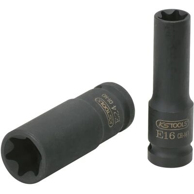 KSTOOLS - ks Verktyg E18 Djup Torx Socket - 1/2" Drivning - ISO 1174, DIN 3121 KSTOOLS - ks Verktyg E18 Djup Torx Socket - 1/2" Drivning - ISO 1174, DIN 3121