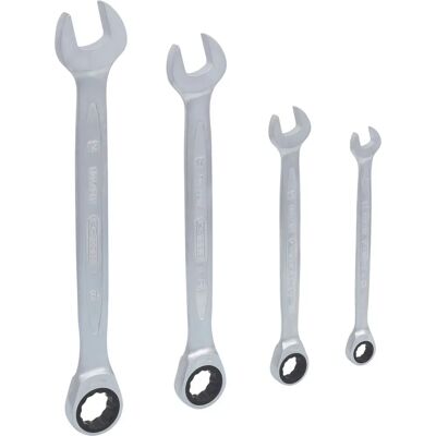 KS Tools 503.4204 Set di chiavi a cricchetto - 72 denti, acciaio cromo-vanadio KS Tools 503.4204 Set di chiavi a cricchetto - 72 denti, acciaio cromo-vanadio