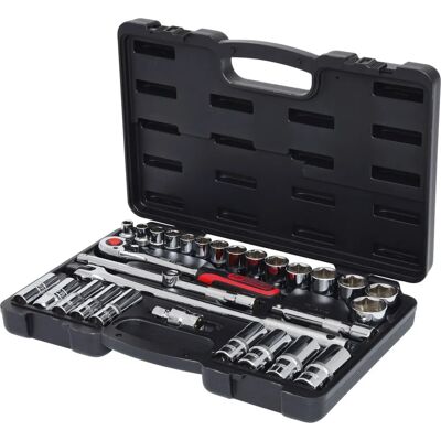Set di bussole KS Tools 918.0830 - 30 pezzi, Flank Traction Set di bussole KS Tools 918.0830 - 30 pezzi, Flank Traction