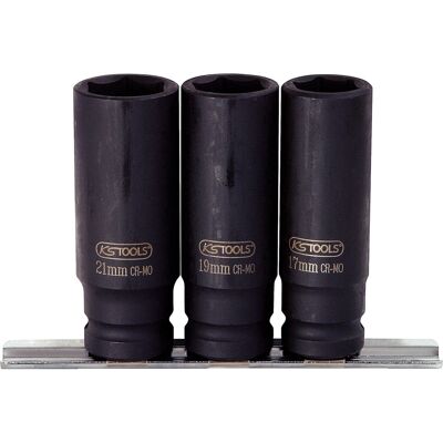 KS Tools 515.0103 Set di Bussole Esagonali Lunghe per Impatto 3 pezzi KS Tools 515.0103 Set di Bussole Esagonali Lunghe per Impatto 3 pezzi