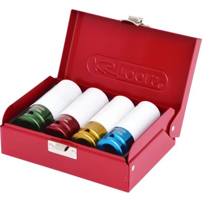 KS Tools 515.1006 Set de chei de impact - Pentru jante din aluminiu KS Tools 515.1006 Set de chei de impact - Pentru jante din aluminiu