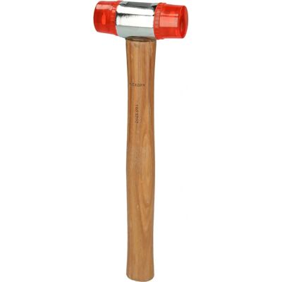 KS Tools 140.5202 Hammer - Synthetic Resin Head, Interchangeable Impact Body, Hickory Handle KS Tools 140.5202 Hammer - Synthetic Resin Head, Interchangeable Impact Body, Hickory Handle