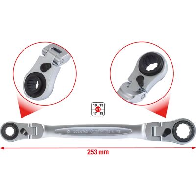 KS Tools 503.4745 4 w 1 GEARplus klucz do pierścieni KS Tools 503.4745 4 w 1 GEARplus klucz do pierścieni