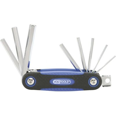 Set inbussleutels KSTOOLS - 8 stuks 2,5-10mm - DIN ISO 2936 Set inbussleutels KSTOOLS - 8 stuks 2,5-10mm - DIN ISO 2936