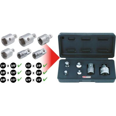 KS Tools 911.0106 Kit of Expansion/Reduction Adapters - Tool Set KS Tools 911.0106 Kit of Expansion/Reduction Adapters - Tool Set