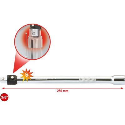 KS Tools 919.3806 Chrom-Vanadium Verlängerung - Schraubenschlüssel-Adapter KS Tools 919.3806 Chrom-Vanadium Verlängerung - Schraubenschlüssel-Adapter