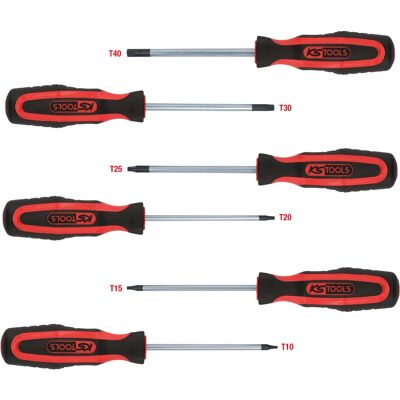 KS Tools 159.0030 ruuvimeisselisetti - Torx 6 kpl KS Tools 159.0030 ruuvimeisselisetti - Torx 6 kpl