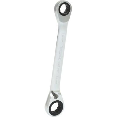 KS Tools GEARplus Double Ring Spanner Set - Flank Traction, 10x13mm, 150mm KS Tools GEARplus Double Ring Spanner Set - Flank Traction, 10x13mm, 150mm
