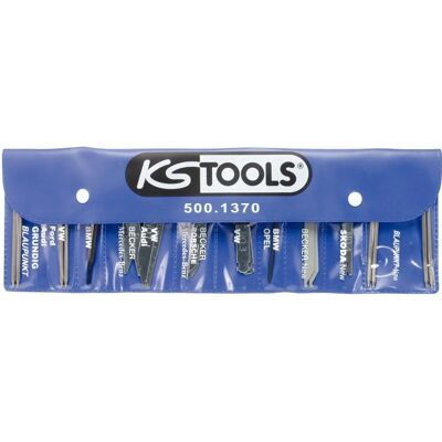KS Tools Autoradio en Navigatiesysteem Gereedschapsset - 18 stuks KS Tools Autoradio en Navigatiesysteem Gereedschapsset - 18 stuks