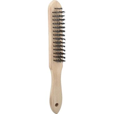 Brosse à fils en acier inoxydable KS Tools 201.2306 - Finition de surface - Publicité Brosse à fils en acier inoxydable KS Tools 201.2306 - Finition de surface - Publicité