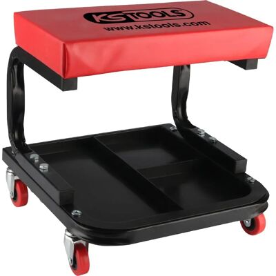 KS Tools 500.802 Werkbankkruk - Stevig, Rood, 440mm KS Tools 500.802 Werkbankkruk - Stevig, Rood, 440mm