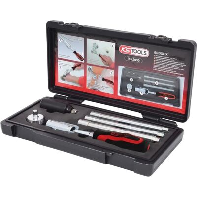 KS Tools 116.2050 Plumbing Tool Set - 6 pcs, Chrome-Vanadium Steel KS Tools 116.2050 Plumbing Tool Set - 6 pcs, Chrome-Vanadium Steel