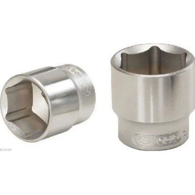 Inserto de soquete KS Tools 17mm - Flank Traction - 3/8" Encaixe Inserto de soquete KS Tools 17mm - Flank Traction - 3/8" Encaixe