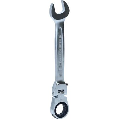 KS Tools 503.4814-E Ratschenschlüssel - 180° Kopf - Chrome Vanadium KS Tools 503.4814-E Ratschenschlüssel - 180° Kopf - Chrome Vanadium