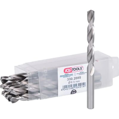 KS Tools HSS-G Spiral drill bit - 8.5 mm - 3 Variants KS Tools HSS-G Spiral drill bit - 8.5 mm - 3 Variants