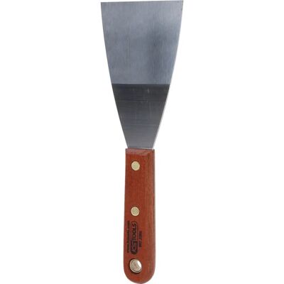KSTOOLS - Spatule en acier inoxydable 75mm avec poignée en bois - Publicité KSTOOLS - Spatule en acier inoxydable 75mm avec poignée en bois - Publicité