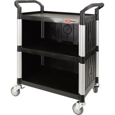 KS Tools Carro de servicio para taller - Plástico reforzado, paneles revestidos KS Tools Carro de servicio para taller - Plástico reforzado, paneles revestidos