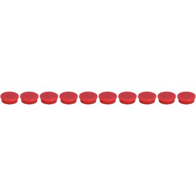 KS Tools Magnet-Set - 10 stk - Diameter 25mm - Rød - Værktøjsorganisatorer KS Tools Magnet-Set - 10 stk - Diameter 25mm - Rød - Værktøjsorganisatorer