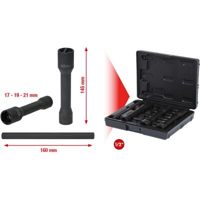 KS Tools 913.1290 Schlagschlüsselsatz - 4-tlg, 17-21 mm KS Tools 913.1290 Schlagschlüsselsatz - 4-tlg, 17-21 mm