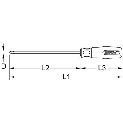 KS Tools Ergotorque PZ3 Schraubendreher - IEC 60900 Isoliert VDE Schutz KS Tools Ergotorque PZ3 Schraubendreher - IEC 60900 Isoliert VDE Schutz