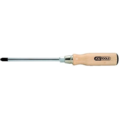 Wkrętak KS Tools PH 4 - Ergonomiczna rękojeść z drewna Wkrętak KS Tools PH 4 - Ergonomiczna rękojeść z drewna