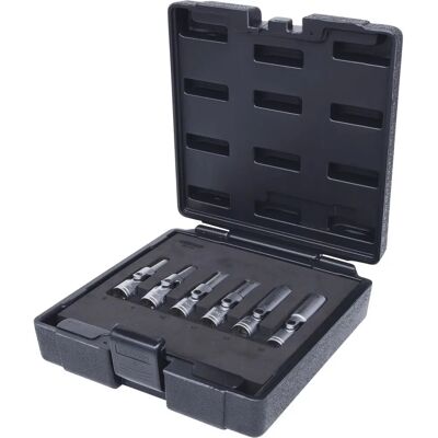 Zestaw nasadek KS Tools 500.7300 - Elastyczny, Krótki, 6 szt. Zestaw nasadek KS Tools 500.7300 - Elastyczny, Krótki, 6 szt.