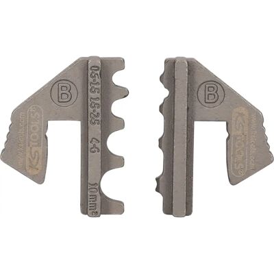 KS Tools Crimp-Einsätze Paar - Nicht isolierte Ringkabelschuhe - 0,5-10mm KS Tools Crimp-Einsätze Paar - Nicht isolierte Ringkabelschuhe - 0,5-10mm