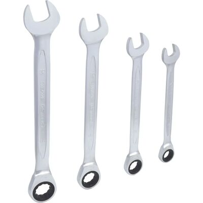 KS Tools Ratschenringmaulschlüssel-Set - 4 Teile - Profiqualität KS Tools Ratschenringmaulschlüssel-Set - 4 Teile - Profiqualität