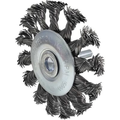KS Tools Stahl Draht Gezopfte Bürste Ø75mm - Schleifbürste für Bohrmaschinen - Industriequalität KS Tools Stahl Draht Gezopfte Bürste Ø75mm - Schleifbürste für Bohrmaschinen - Industriequalität