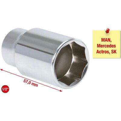KS Tools 455.0100 Bultset - 8-kant, 27mm, för lastbilar KS Tools 455.0100 Bultset - 8-kant, 27mm, för lastbilar
