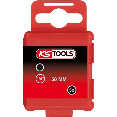 Ks Tools 911.2705 Inserto esagonale in nickel 50mm - Bits per cacciavite Ks Tools 911.2705 Inserto esagonale in nickel 50mm - Bits per cacciavite