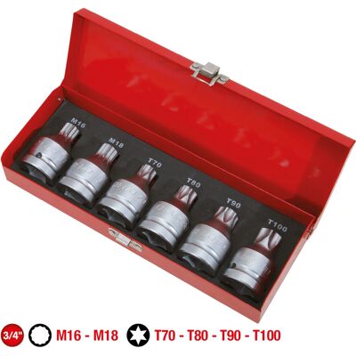 KS Tools 515.0010 6-tlg. Impact-Steckschlüsselsatz KS Tools 515.0010 6-tlg. Impact-Steckschlüsselsatz