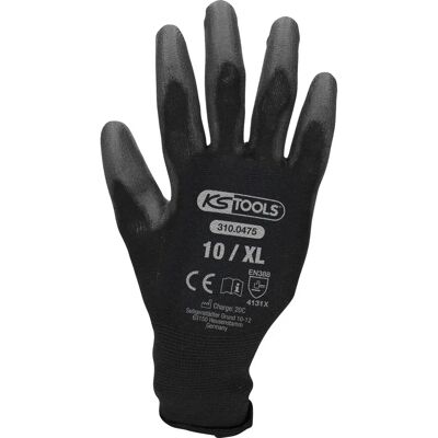 KS TOOLS Mikro-Arbeitschuhe - Schwarz, XL, 12 Paar - Arbeitshandschuhe KS TOOLS Mikro-Arbeitschuhe - Schwarz, XL, 12 Paar - Arbeitshandschuhe