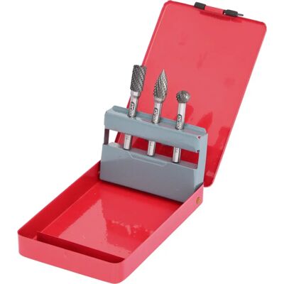 KS Tools 515.3203 Roterende fres - Metall, Gusseisen, Plast, 3 stk KS Tools 515.3203 Roterende fres - Metall, Gusseisen, Plast, 3 stk