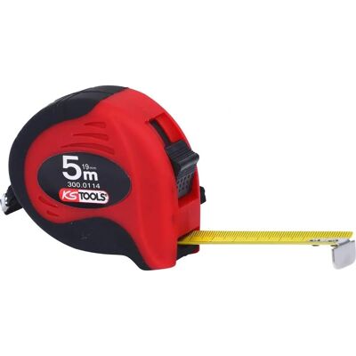 KS Tools Maßband - Stoßfester Stahl, 5m, Verriegelungsknopf KS Tools Maßband - Stoßfester Stahl, 5m, Verriegelungsknopf