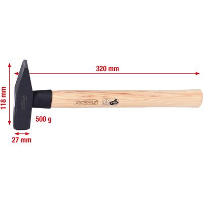 Młotek KS Tools 142.1350 z rączką z hickory - Młotek Młotek KS Tools 142.1350 z rączką z hickory - Młotek