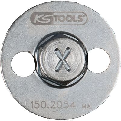 KS Tools 150.2054 Remsysteemonderdeel - 30mm Stalen Adapter KS Tools 150.2054 Remsysteemonderdeel - 30mm Stalen Adapter