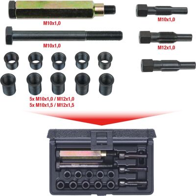 KS Tools 150.5040 conjunto de ferramentas mecânicas - Kit de reparação de roscas KS Tools 150.5040 conjunto de ferramentas mecânicas - Kit de reparação de roscas
