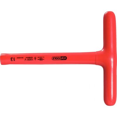 Ks Tools 117.1783 Isoleret T-håndtagnøgle - Stikkontakt Ks Tools 117.1783 Isoleret T-håndtagnøgle - Stikkontakt