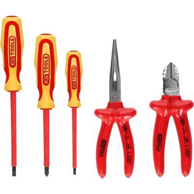 KS Tools 117.1770 Zange, 5-teiliges Set - Handwerkzeuge KS Tools 117.1770 Zange, 5-teiliges Set - Handwerkzeuge